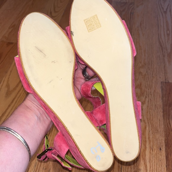 Boden Pink Platform Sandals - Picture 6 of 8